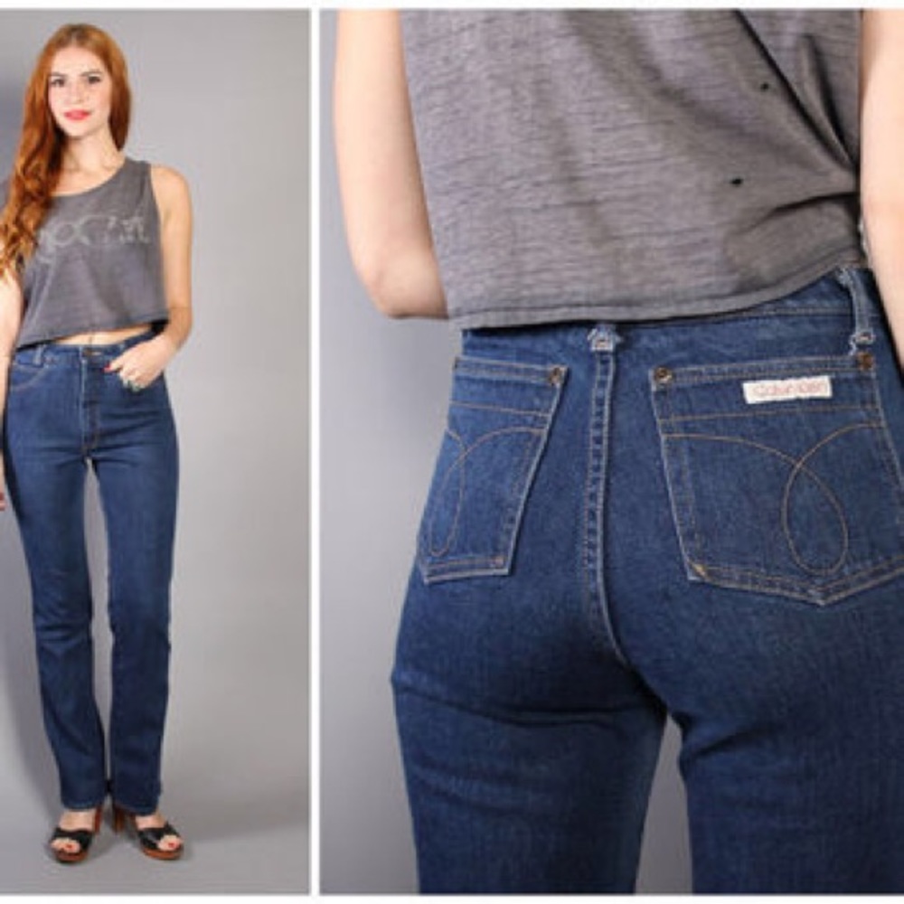 1978 CK Vintage Mom Jeans High Waist